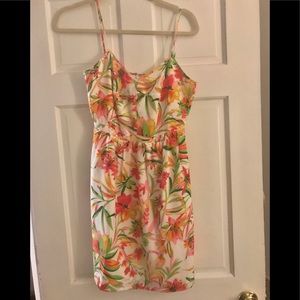 J.Crew Factory Bright Floral Dress